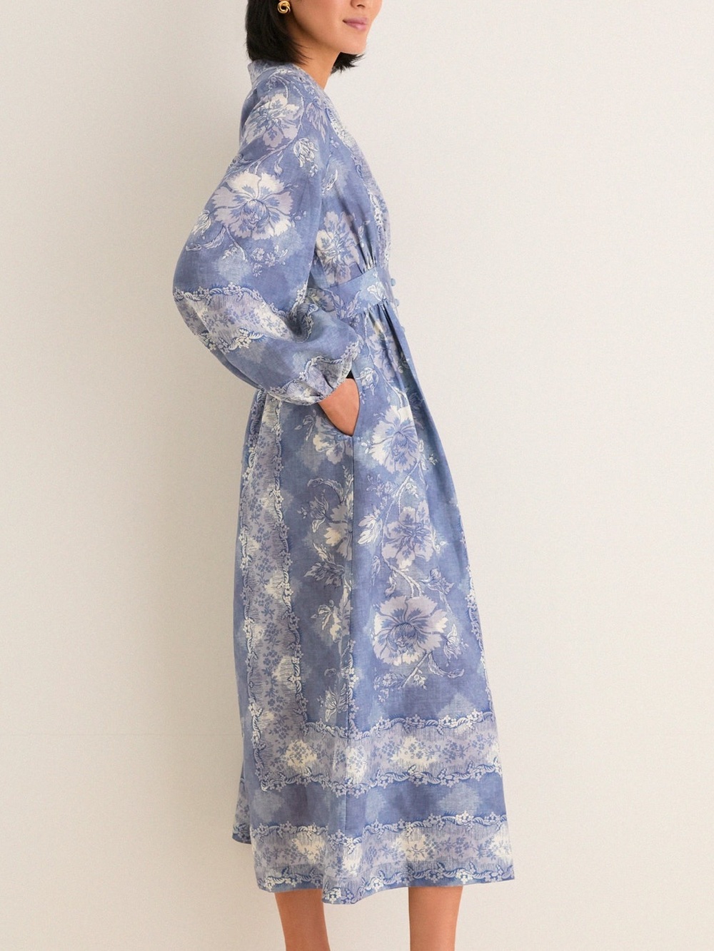 Tuckernuck Provence Hills Serena Dress Medium - Picture 3 of 12